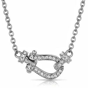 Montana Silversmiths Ride In Style CZ Necklace New! Retail $55